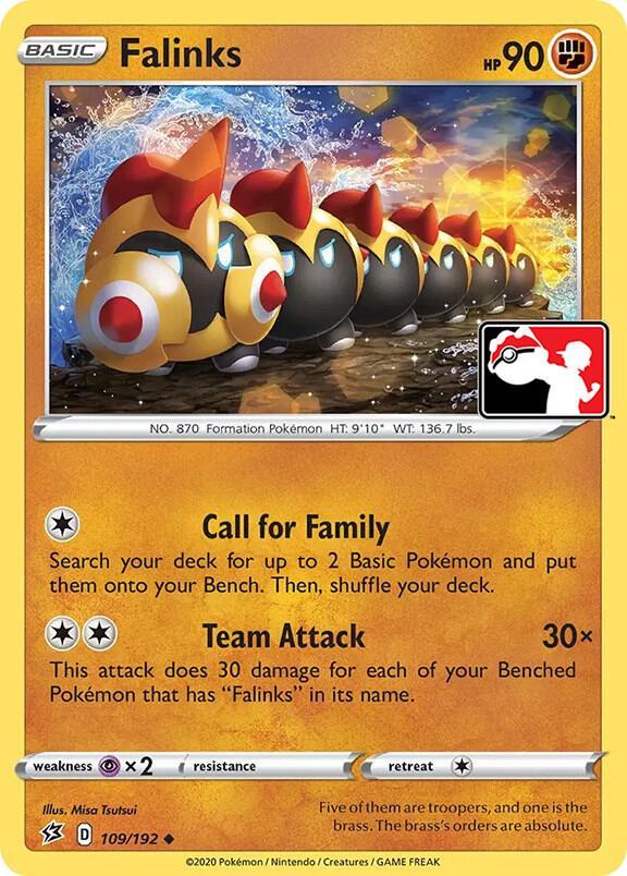 Rebel Clash Falinks [Prize-Pack] Pokémon card